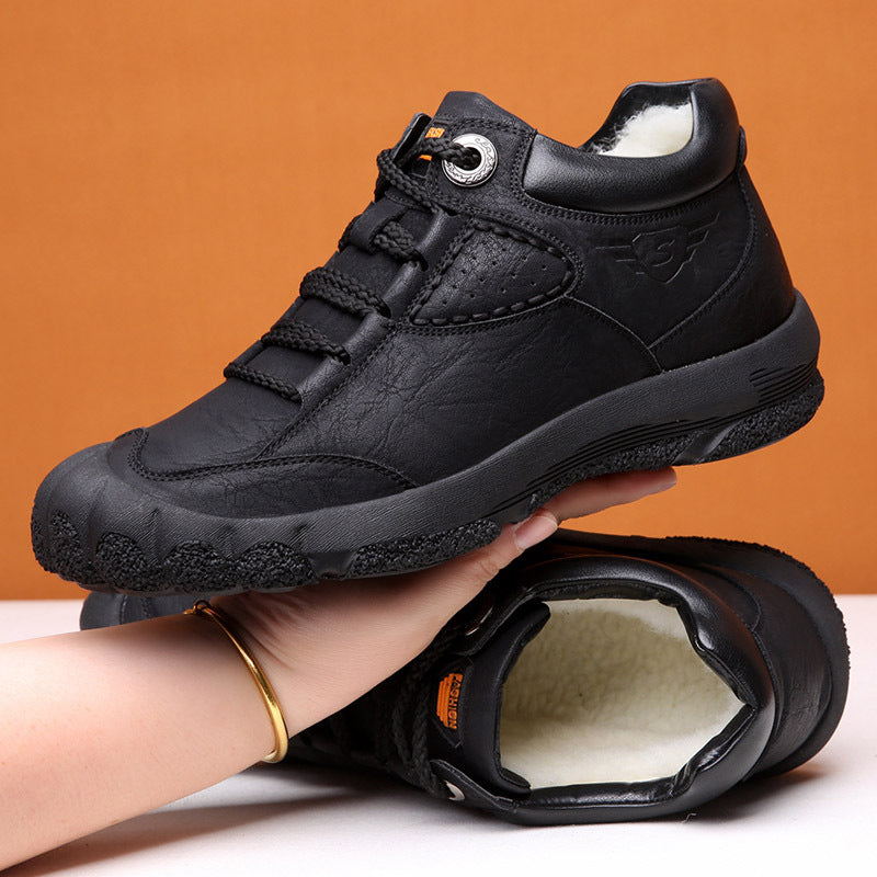 Fleece-Lined Warm Snow Hiking Boots
