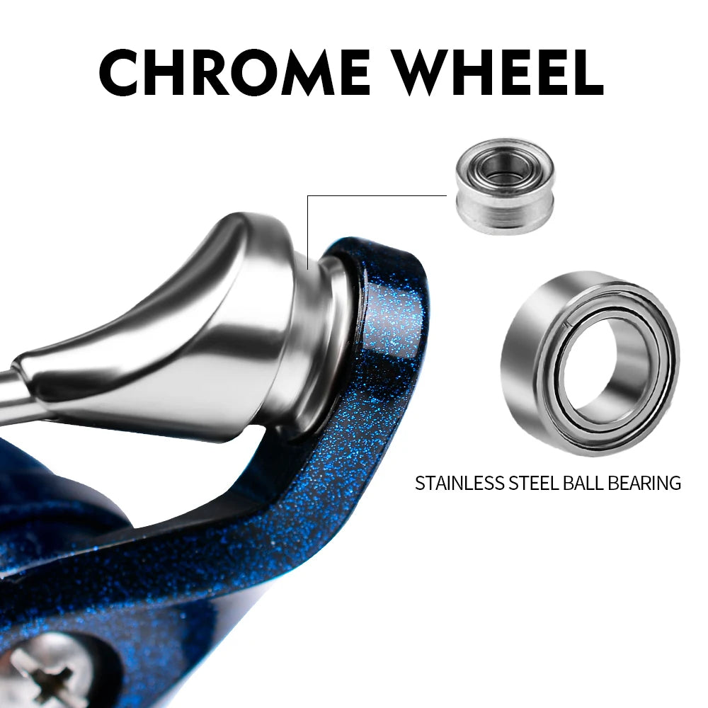 Metal Spinning Fishing Reel 5.2:1 Gear Ratio