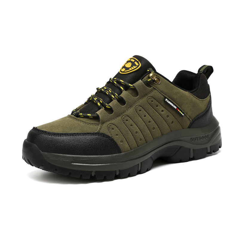 Unisex Waterproof Leather Hiking Shoes