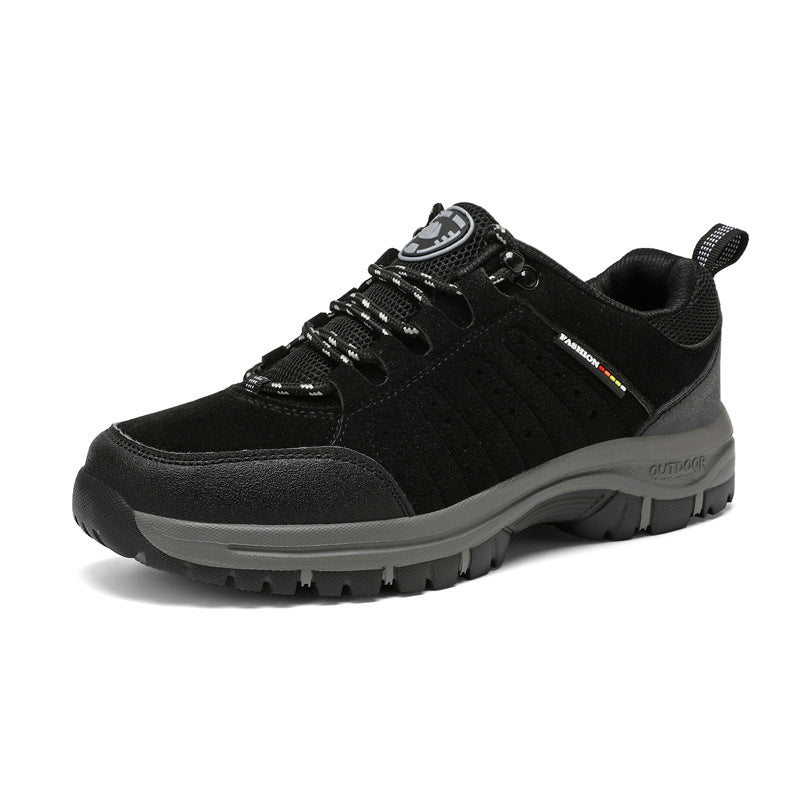 Unisex Waterproof Leather Hiking Shoes