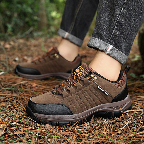 Unisex Waterproof Leather Hiking Shoes