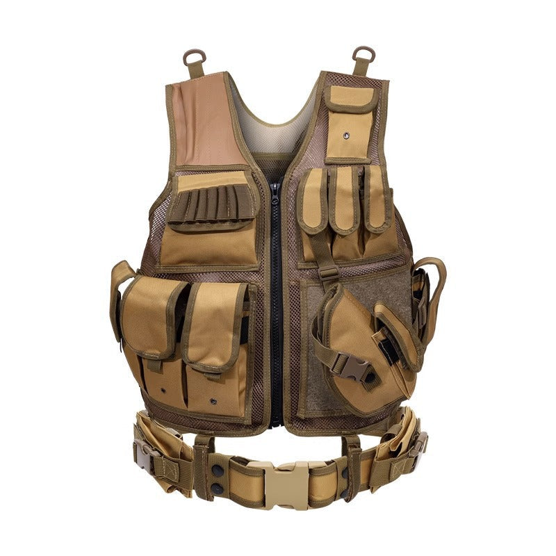 6000D Nylon Tactical Camouflage Vest Multi-Pocket Hunting Training Gear