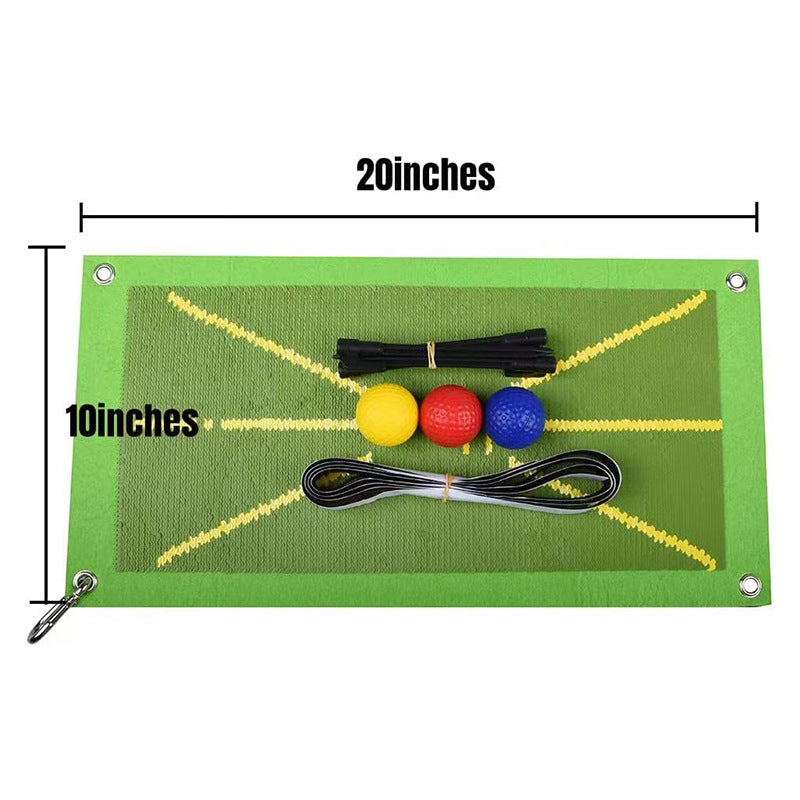 Golf Swing Practice Track Training Mat