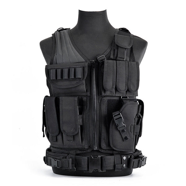 6000D Nylon Tactical Camouflage Vest Multi-Pocket Hunting Training Gear