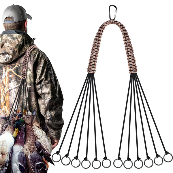 Game Carrier with 12 Drops Slip Ring Duck Hunting Strap