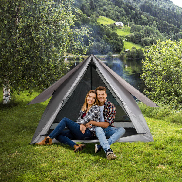 Pop-Up Camping Tent for 2-3 People with Rainfly