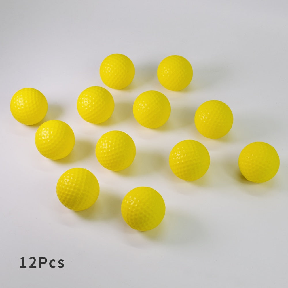 12PCS Foam Practice Golf Training Balls