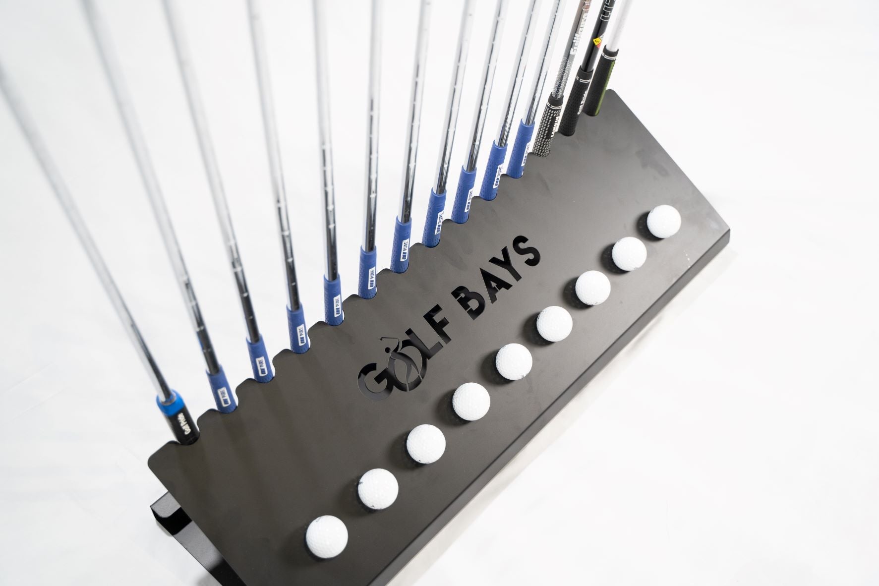Club Display Rack, Holds 14 Clubs & 9 Golf Balls , Indoor Golf Storage