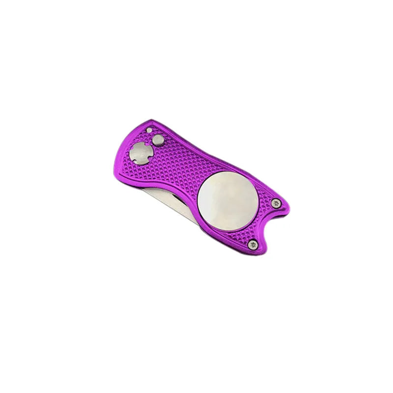 Foldable Golf Divot Tool with Ball Marker
