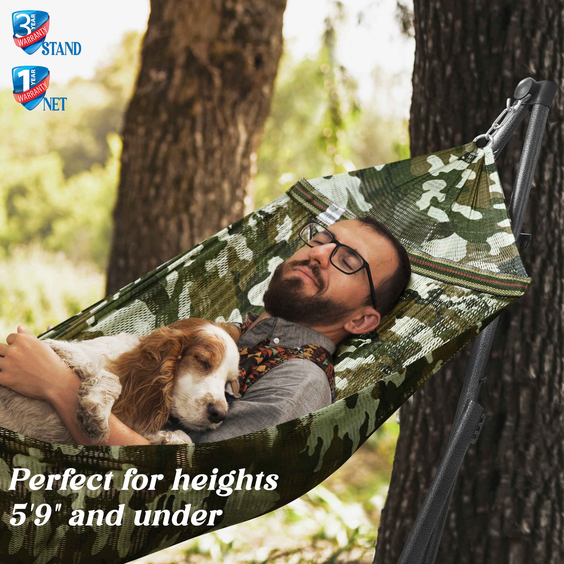 Tranquillo Uniki Collapsible Hammock Stand for Ultimate Relaxation