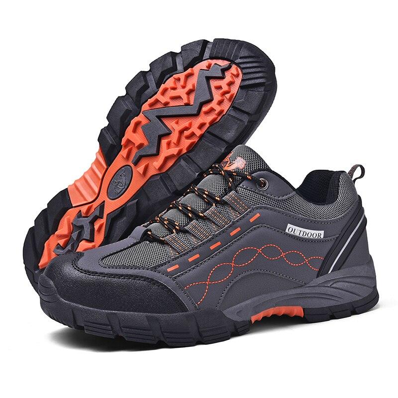 Men’s Casual Leather Outdoor Walking Shoes
