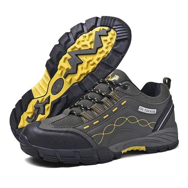 Men’s Casual Leather Outdoor Walking Shoes
