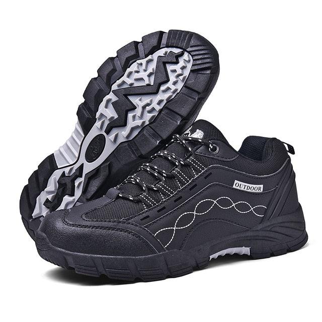 Men’s Casual Leather Outdoor Walking Shoes