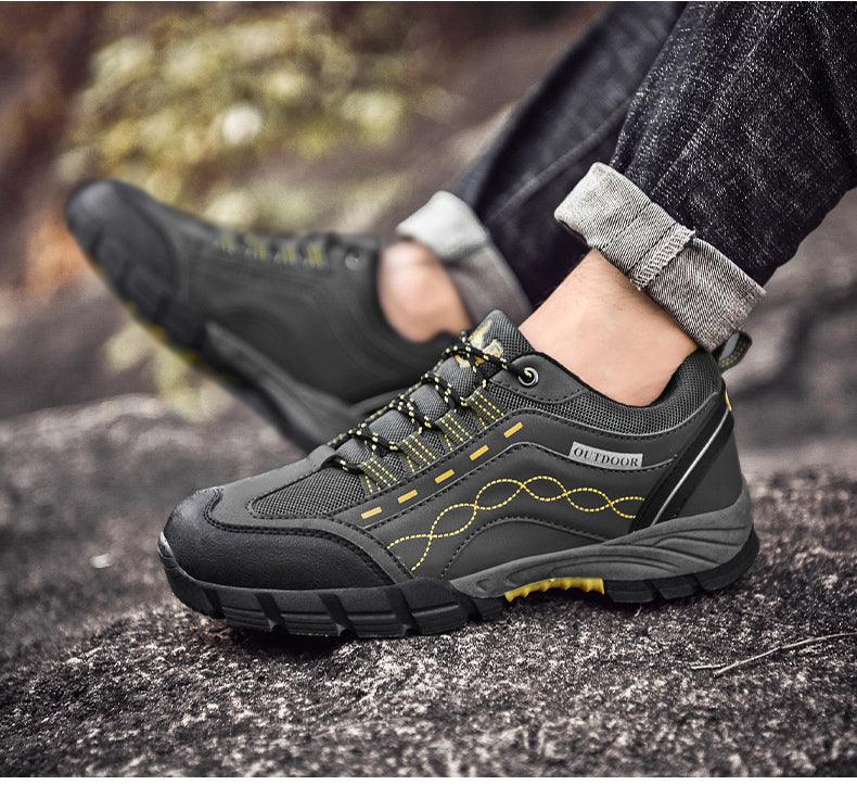Men’s Casual Leather Outdoor Walking Shoes