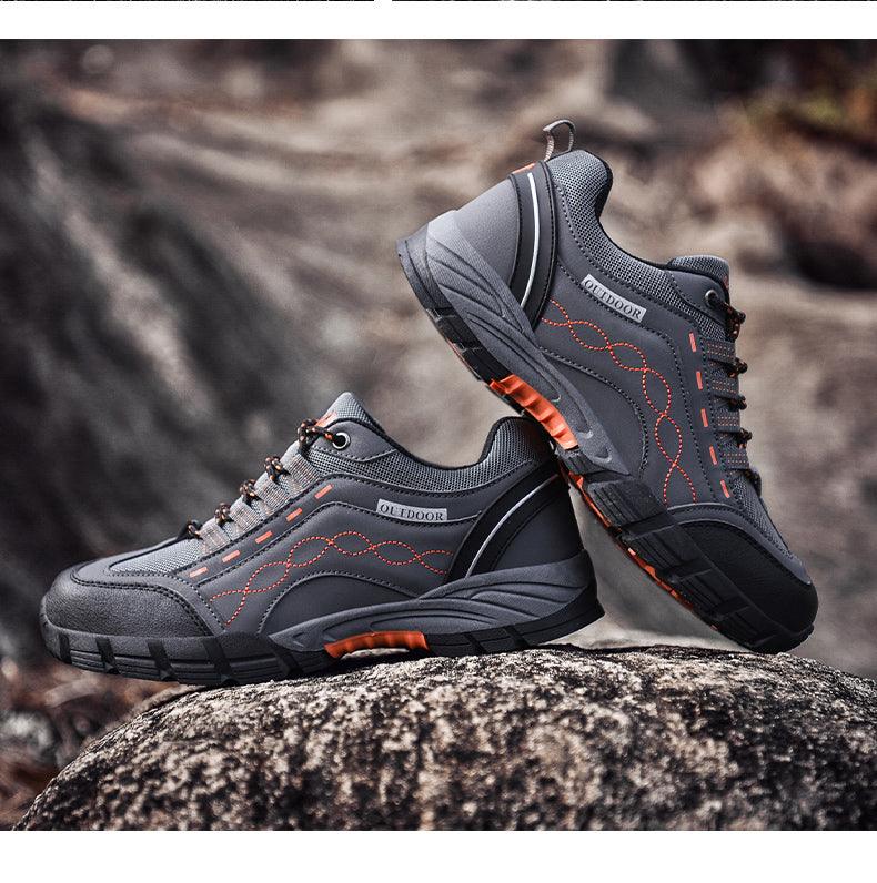Men’s Casual Leather Outdoor Walking Shoes