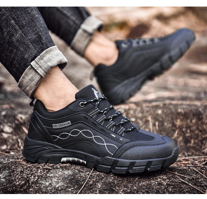 Men’s Casual Leather Outdoor Walking Shoes