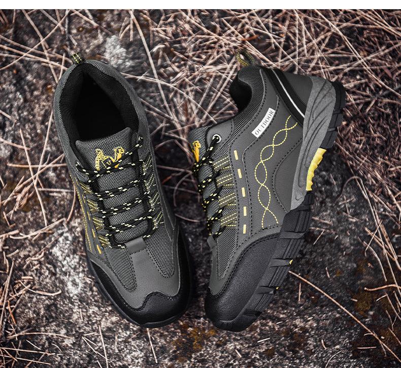 Men’s Casual Leather Outdoor Walking Shoes