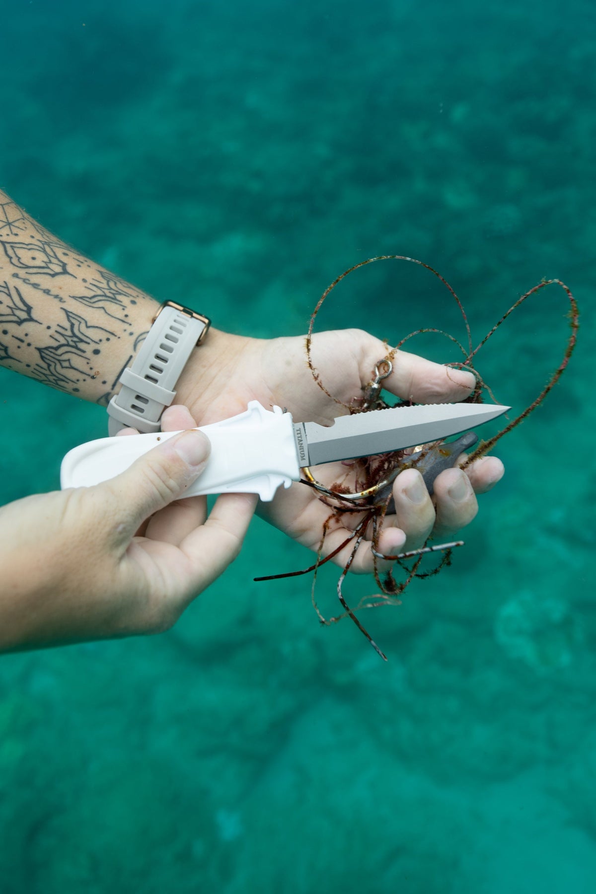 Dive Knife by 7 Seas | Titanium Alloy | T1 Series