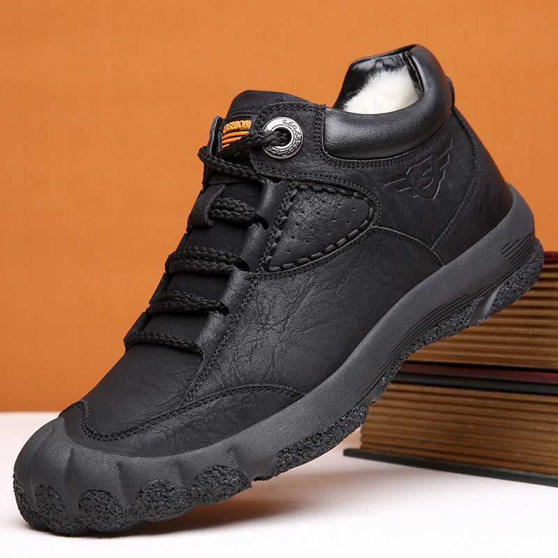 Fleece-Lined Warm Snow Hiking Boots