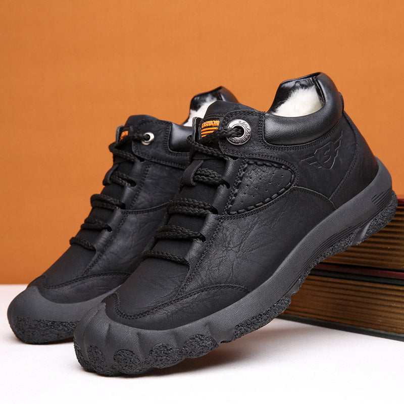 Fleece-Lined Warm Snow Hiking Boots