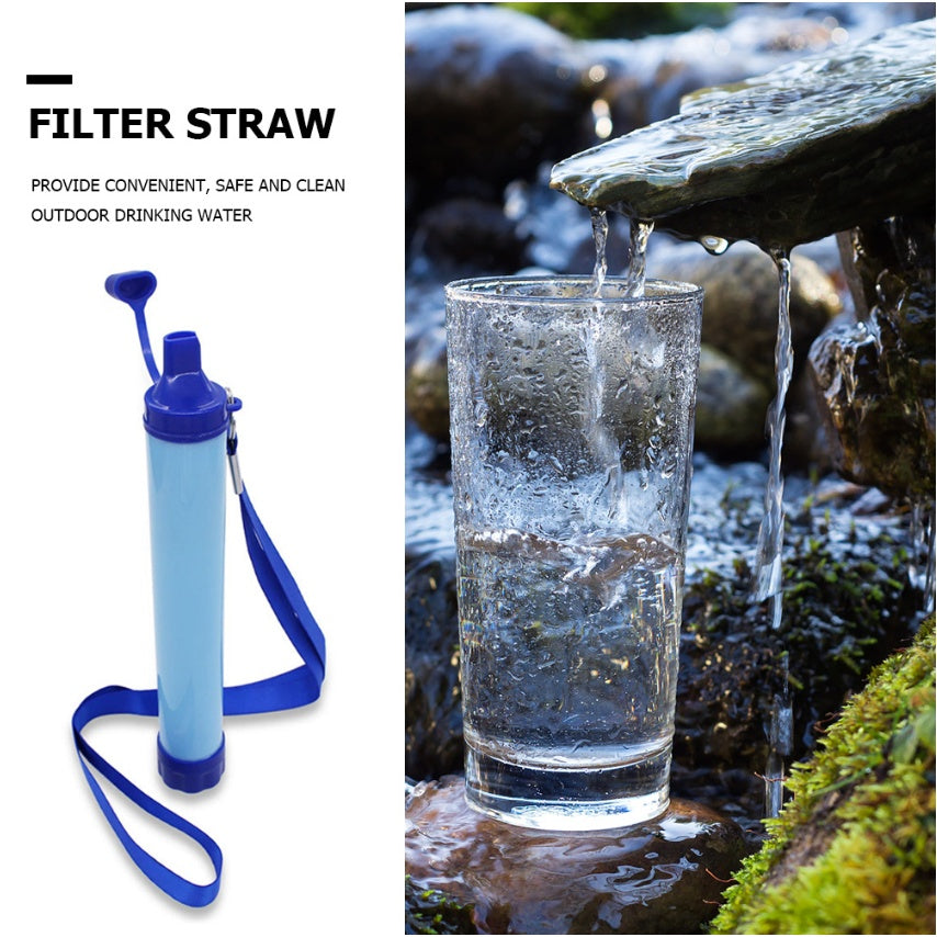 Portable Water Filter Straw for Outdoor Survival