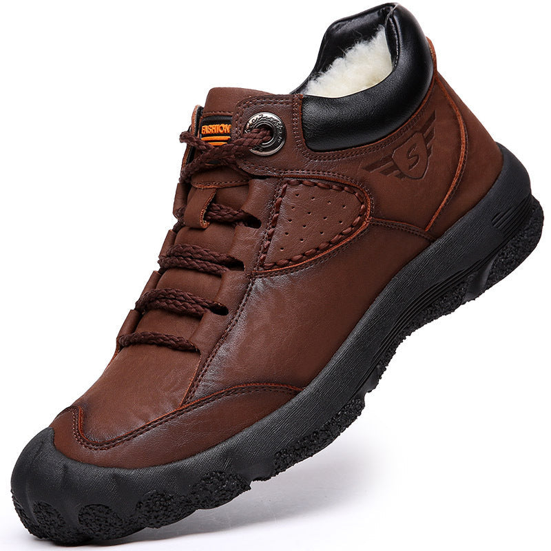 Fleece-Lined Warm Snow Hiking Boots
